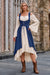 Wenrine Womens Navy 2-Piece Renaissance Dress