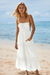 Wenrine Womens White Summer Beach Dresses