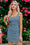 Wenrine Womens Bluish Gray Ribbed Slim Bodycon Dress