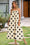 Wenrine Womens White Polka Dot Spaghetti Strap Smocked Maxi Dress