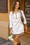 Wenrine Womens White Sweatshirt Dresses