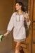 Wenrine Womens Beige Sweatshirt Dresses