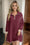 Wenrine Womens Burgundy Oversized Sweatshirt Dresses