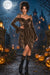 Wenrine Womens Brown Renaissance Fairy Dress