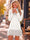 Wenrine Womens White Fringe Sweater Dress