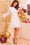 Wenrine Womens White Floral Long Sleeve Party Dress