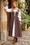 Wenrine Womens Coffee 2 Piece Lace Up Dress