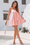 Wenrine Womens Pink Plaid Mini Sundress
