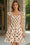Wenrine Women Beige Ruffle Layered Swingh Babydoll Sundress