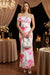 Wenrine Womens Pink Off The Shoulder Dress
