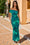 Wenrine Womens Green Off The Shoulder Dress