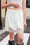 Wenrine Womens White Lace Satin High Waist Cute Skirts
