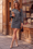 Wenrine Womens Dark Grey Button Down Mini Skirt Sets