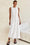 Wenrine Womens White Knit Ribbed Contrast Stitch Tank Dress