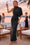 Wenrine Womens Black Bodycon Maxi Dress