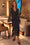 Wenrine Womens Black Polka Dot Long Sleeve Maxi Dress