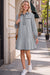 Wenrine Womens Black Plaid Shirt Dresses