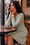 Wenrine Womens Khaki Embroidery Ribbed Dresses