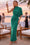 Wenrine Womens Dark Green Bodycon Maxi Dress