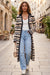 Wenrine Womens Black Long Cardigan Sweater Dress