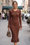 Wenrine Womens Coffee Ruffle Sweater Midi Dresses