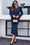 Wenrine Womens Navy Midi Sweater Dress