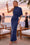 Wenrine Womens Navy Bodycon Maxi Dress