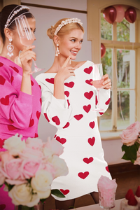 Wenrine Womens White Off Shoulder Sweater Mini Dress