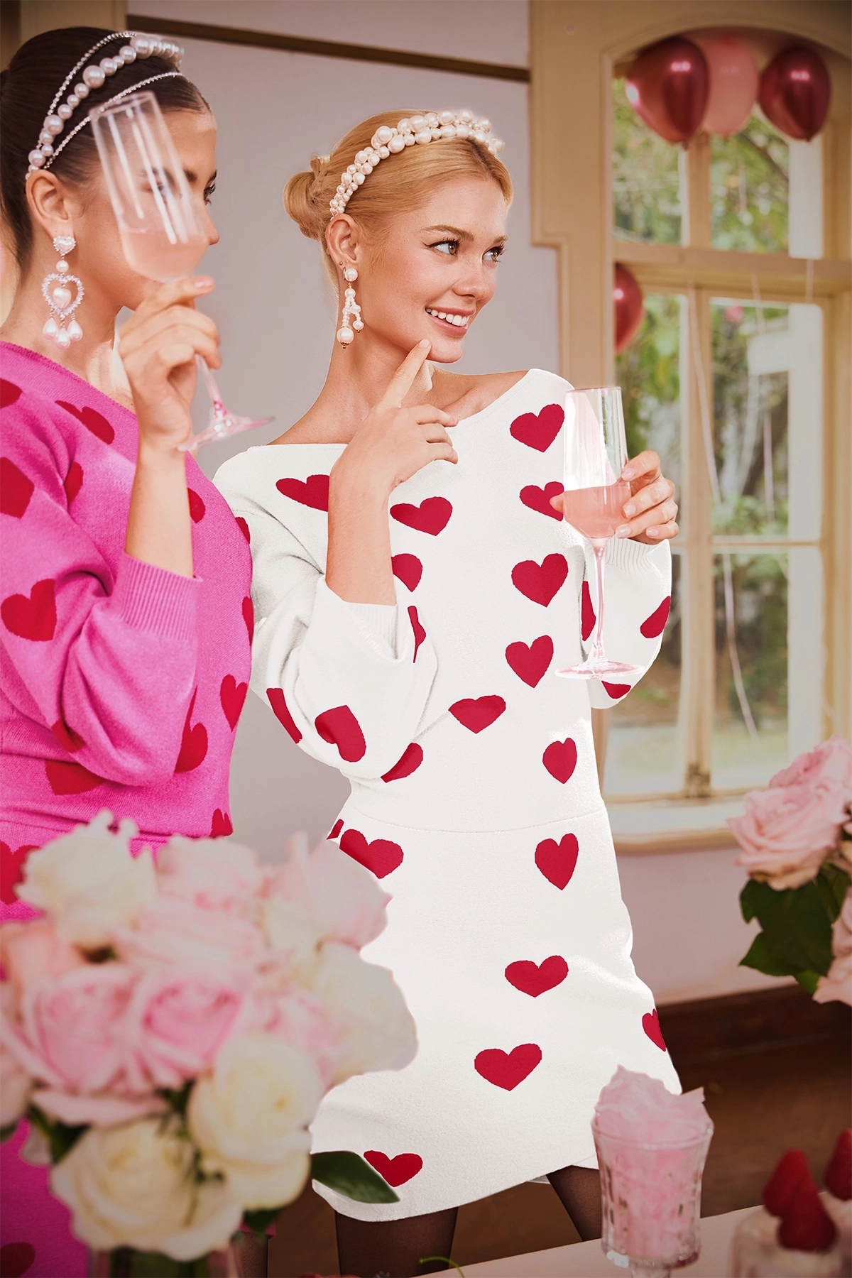 Wenrine Womens White Off Shoulder Sweater Mini Dress