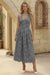 Wenrine Womens Black Halter V Neck Corset Maxi Dresses