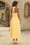 Wenrine Womens Yellow Halter V Neck Corset Maxi Dresses