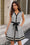 Wenrine Womens Black Striped Tie Waist Shirt Dress