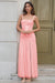 Wenrine Women's Pink Spaghetti Strap Mesh Bodycon Cocktail Dresses