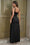 Wenrine Women's Black Spaghetti Strap Mesh Bodycon Cocktail Dresses