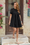 Wenrine Womens Black Lace Sheer Mesh Babydoll Dresses