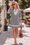 Wenrine Womens Black V Neck Shift Dresses