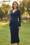 Wenrine Womens Navy Maternity Sweater Dress