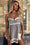 Wenrine Womens Brown Sweetheart Y2K Plaid Sundress Dresses