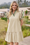 Wenrine Womens Apricot Ruffle Contrast Trim A Line Mini Dress