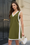 Wenrine Women's Army Green V Neck Mini Dress