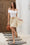 Wenrine Womens Khaki Floral Ruffle High Waisted Skirt