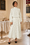 Wenrine Womens White Polka Dots Maxi Skirt Sets