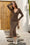 Wenrine Womens Brown Sweater Knot V Neck Bodycon Dresses