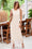 Wenrine Womens Apricot Crochet Knit Dress