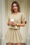 Wenrine Womens Apricot 2 Piece Skirt Sets
