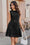 Wenrine Womens Black  Summer Sleeveless Mini Dress