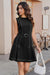 Wenrine Womens Black  Summer Sleeveless Mini Dress