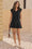Wenrine Womens Black Casual Sleeveless 2 Piece Skirt Sets