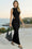 Wenrine Womens Black 2 Piece Outfits Sleeveless