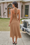Wenrine Womens Brown Backless Formal Cocktail Maxi Dress